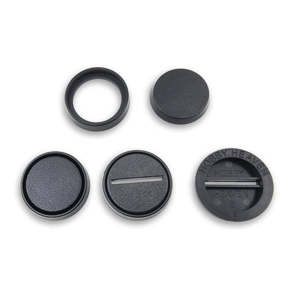 25mm to 28mm Round Base Converters ABS Plastic