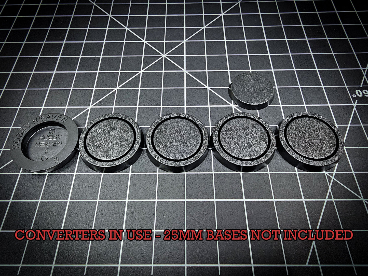 25mm to 32mm Round Base Converter | Professional Gaming Base Adapter