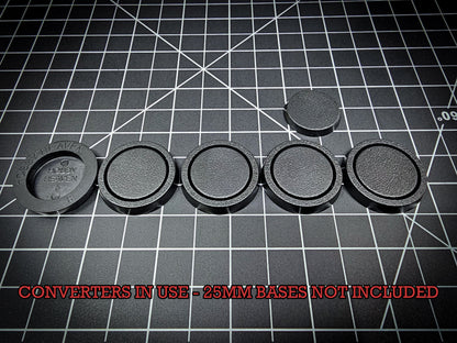 25mm to 32mm Round Base Converter | Professional Gaming Base Adapter