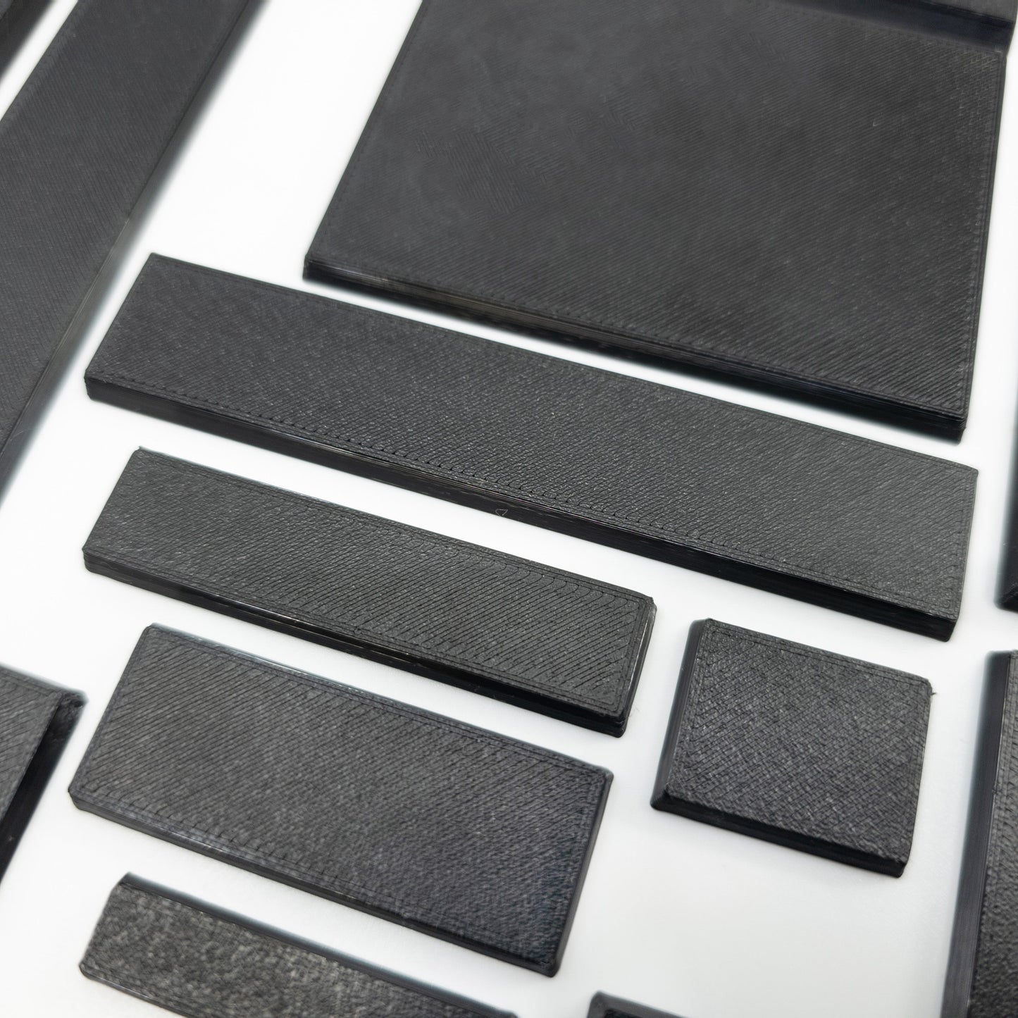 Rectangle Bases Range Sizes - 20x15mm to 75x25mm Small Sizes 3d Print Full Range Tabletop Games