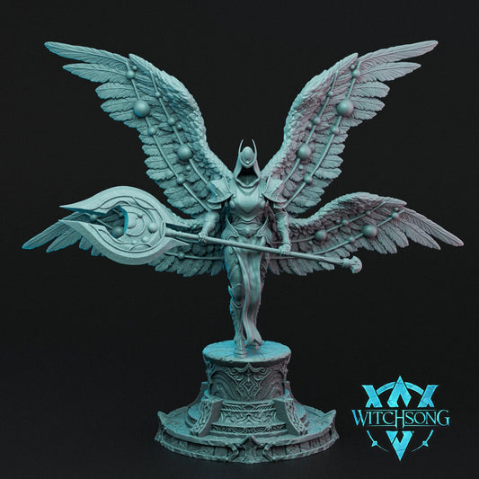Novalight Seraph | 12K Resin Miniature with Base for D&D, Warhammer AOS & RPGs