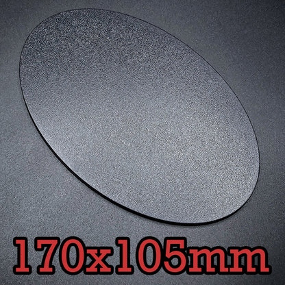 170x105mm Oval Plain Plastic Bases