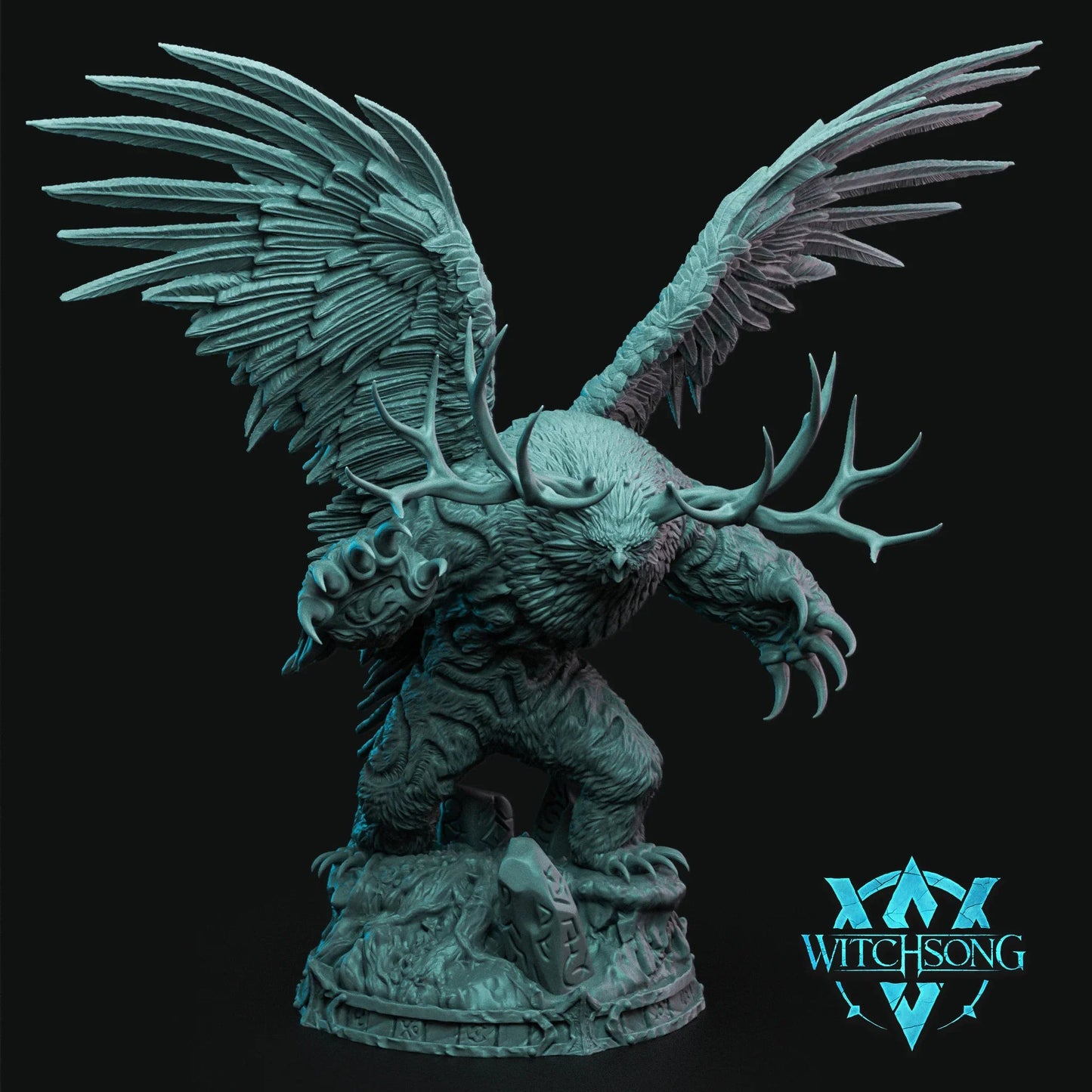 Owlbear Progenitor – 12K Resin D&D Miniature (With Base) for Tabletop RPGs