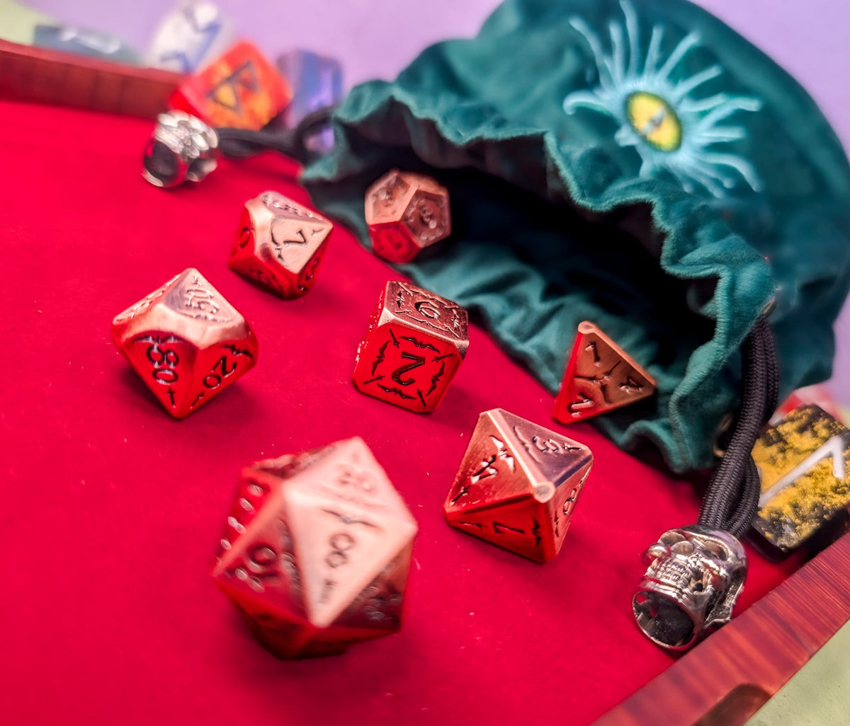 Arcane Forge | Copper Metal Arcana Dice Set