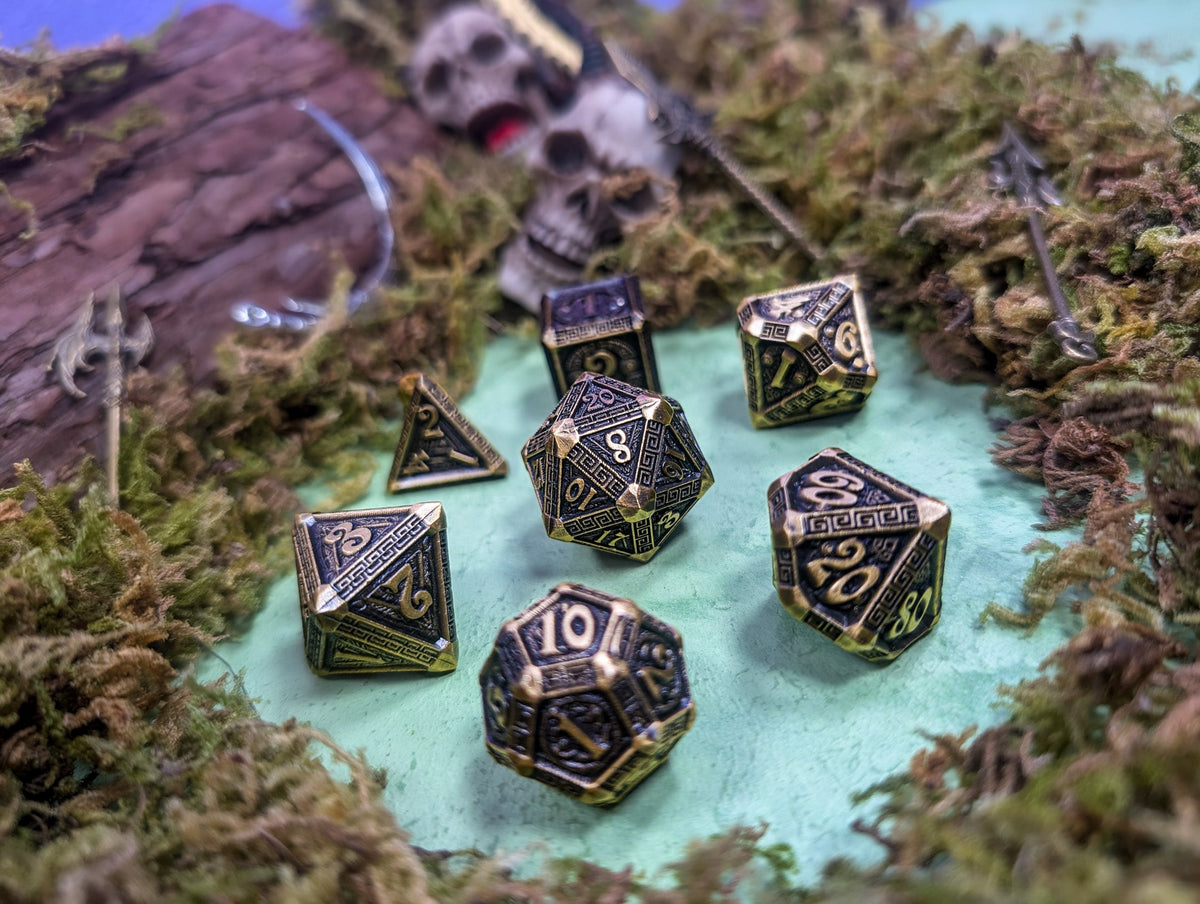 Olympian Legacy | Metal Mythos Dice Set