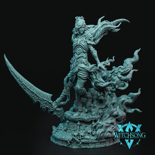 Persephone to War – 12K Resin D&D Miniature (With Base) for Tabletop RPGs