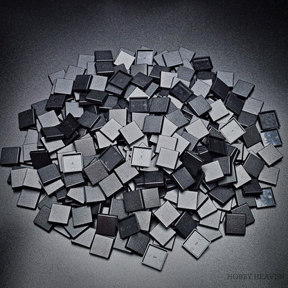 20mm Square Plain Plastic Bases for Wargaming Miniatures