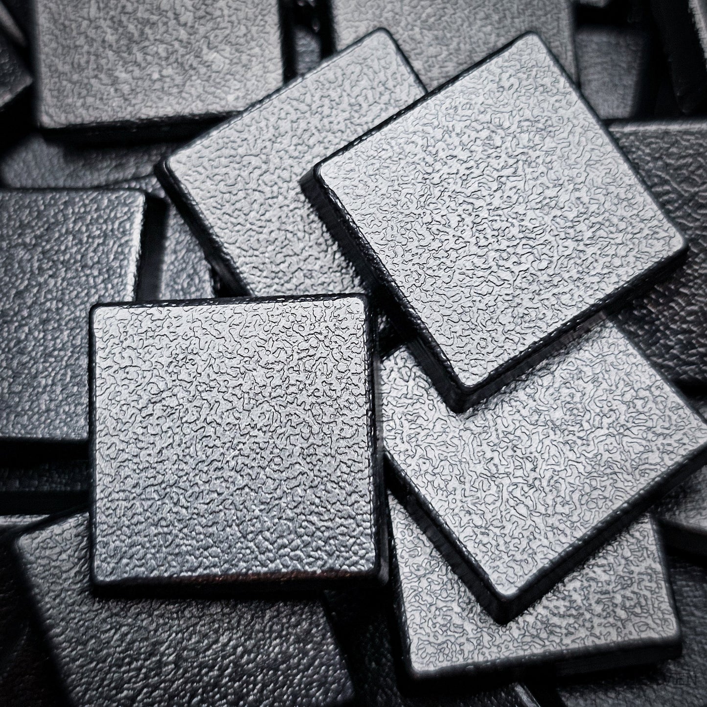 20mm Square Plain Plastic Bases for Wargaming Miniatures