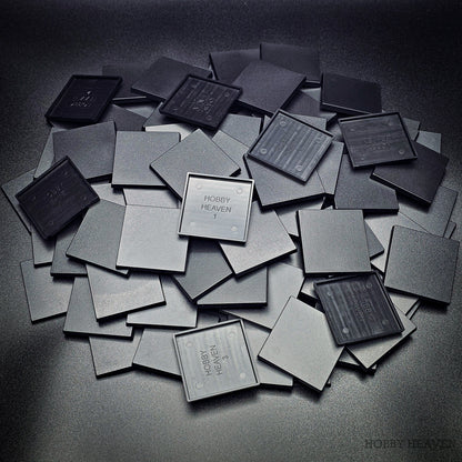 50mm Square Plain Plastic Bases