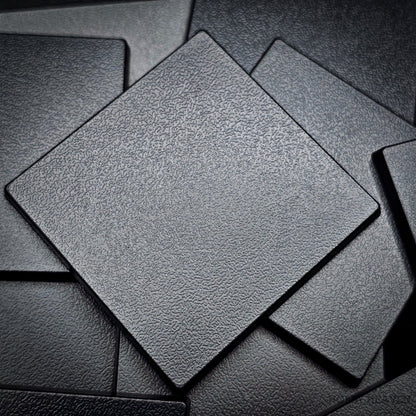 50mm Square Plain Plastic Bases