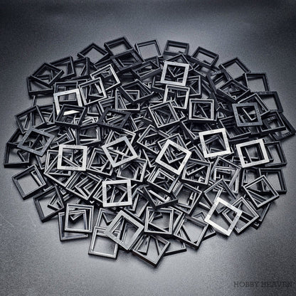 25–30mm Square Base Adapters | Injection Moulded | No Rebasing Required | Fits Popular Fantasy Miniatures
