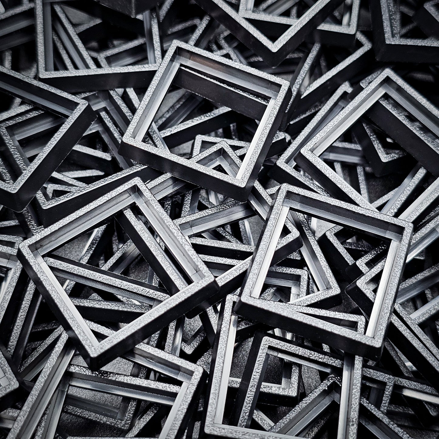 25–30mm Square Base Adapters | Injection Moulded | No Rebasing Required | Fits Popular Fantasy Miniatures