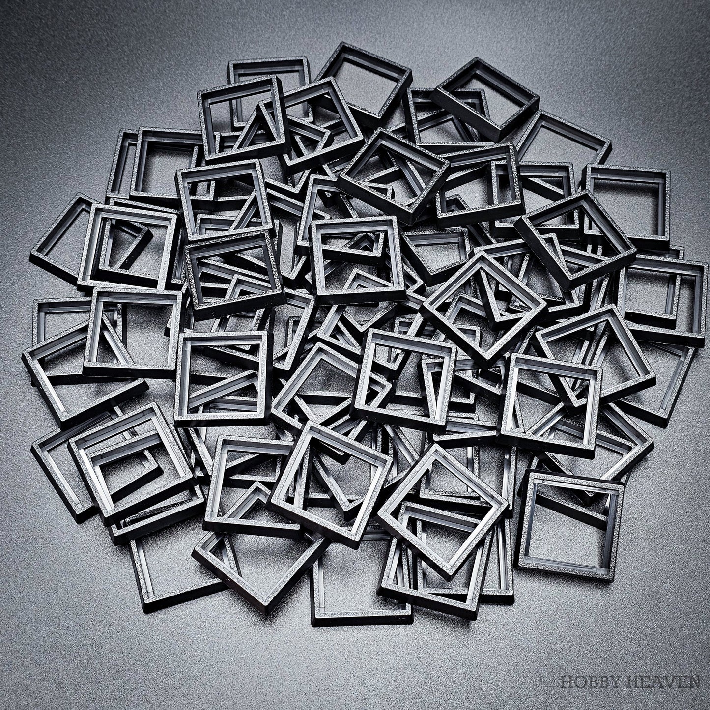 25–30mm Square Base Adapters | Injection Moulded | No Rebasing Required | Fits Popular Fantasy Miniatures