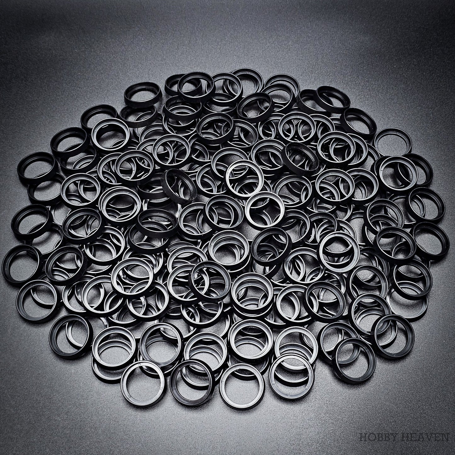 25mm to 28mm Round Base Converters ABS Plastic