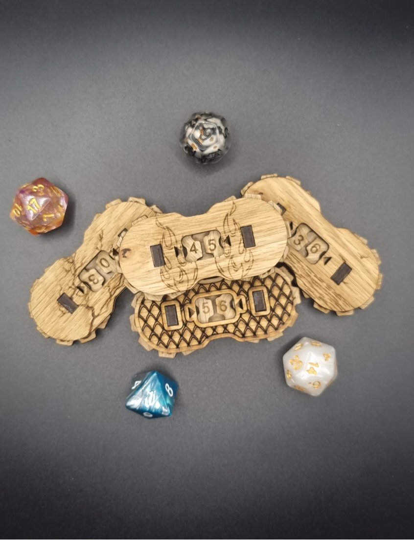 Mana Themed Hit Point Counter