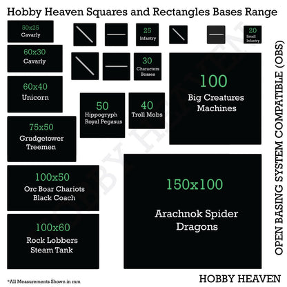 60mm Round Flying Bases – Clear Plastic Stands for Sci-Fi & Fantasy Wargaming Miniatures