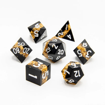 Twilight Vein | Sharp Edge Dice | 7 Piece Set