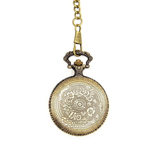 Death's Keeper | Pocket Watch Case | Ancient Gold