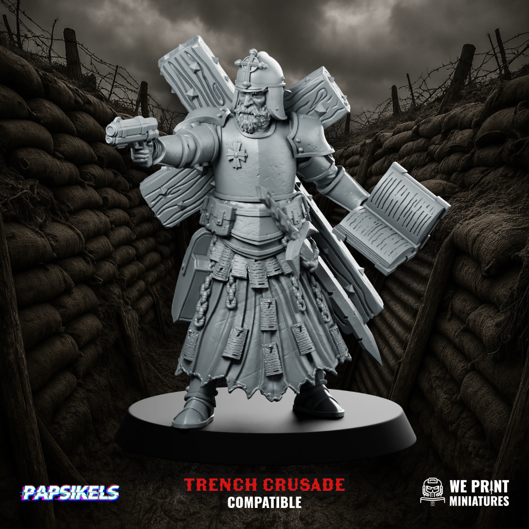 Trench Soldier Quiapo Trench Cleric Miniature