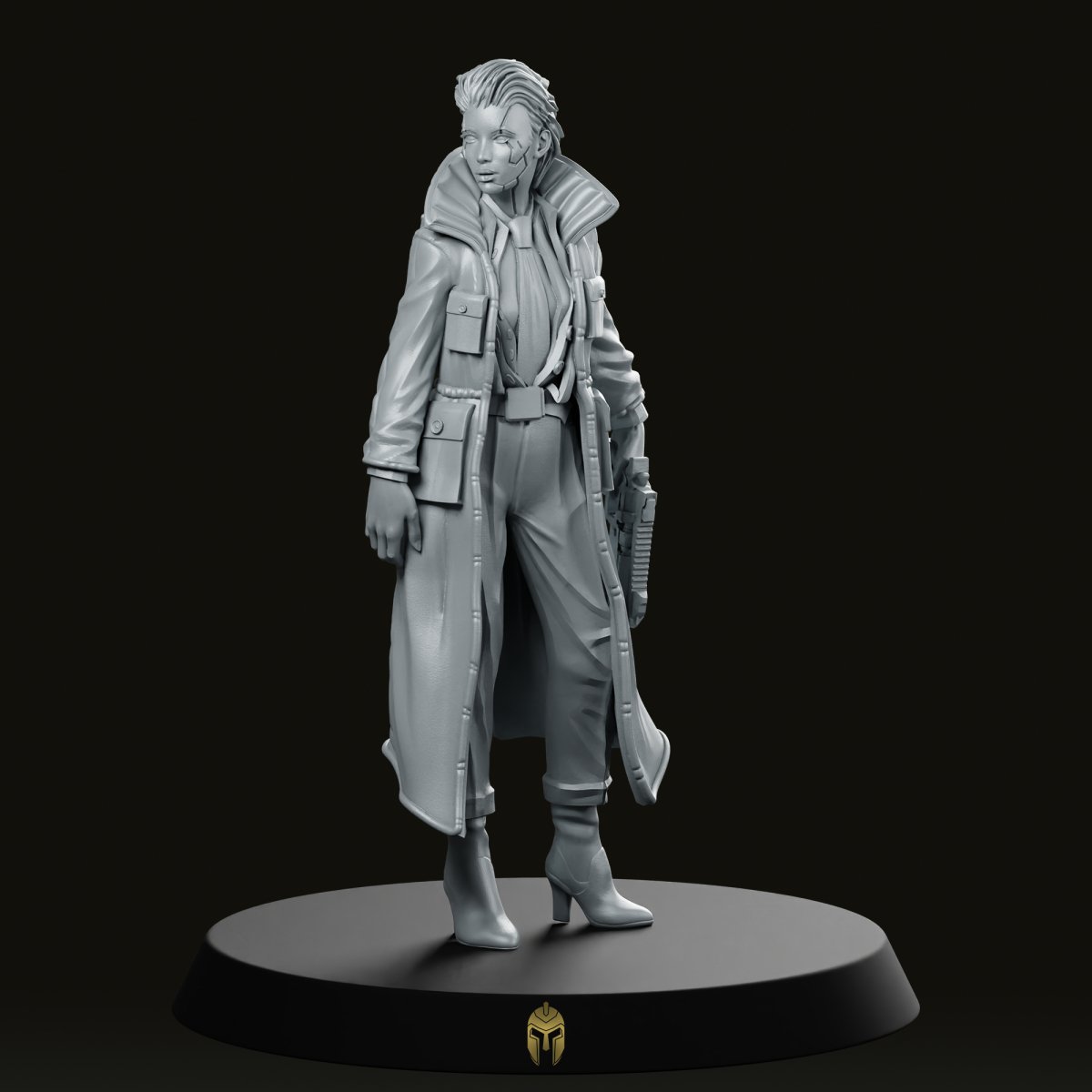 Agent Nadia 01 Cyberpunk Miniature