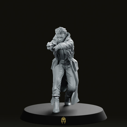 Agent Nadia 02 Cyberpunk Miniature