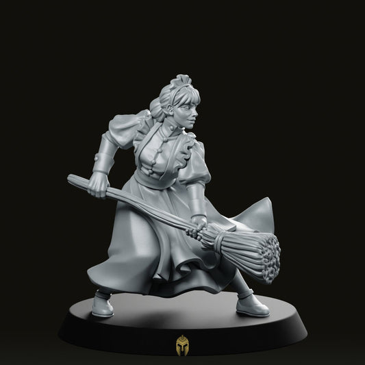 Angry Maid Fantasy Miniature