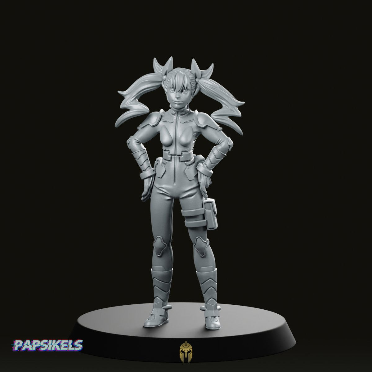 Anti Monster Defence Force 3rd Division Officer Miniature