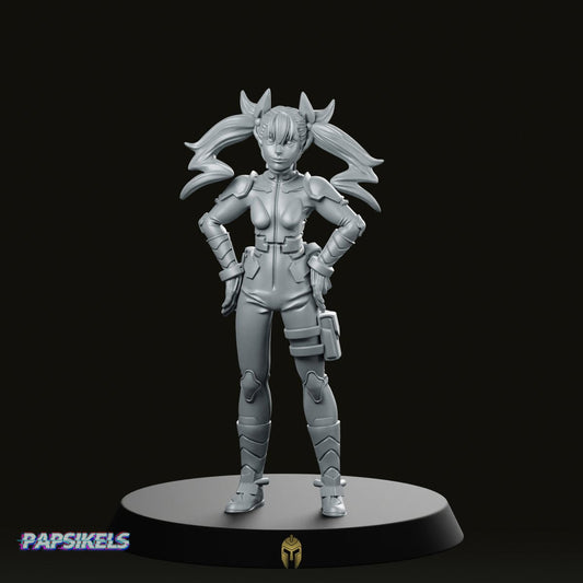 Anti Monster Defence Force 3rd Division Officer Miniature