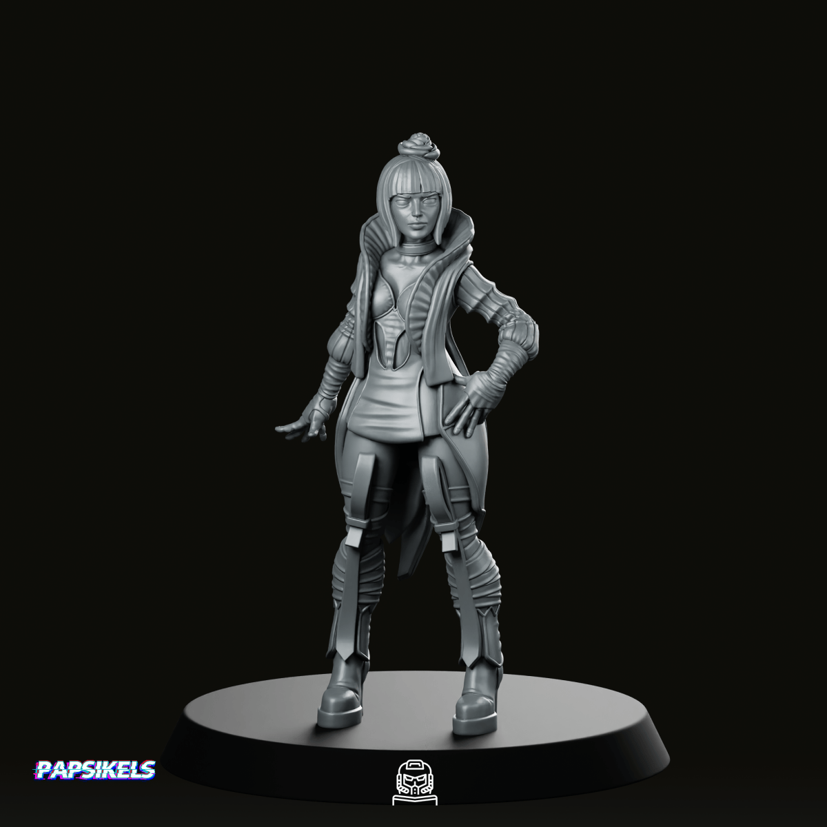 Artificial Intelligence Network Newsreader Miniature