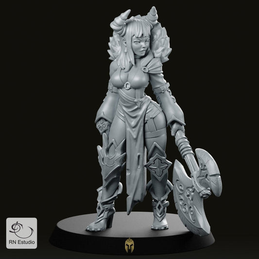 Barbarian Deamon Soraya Miniature