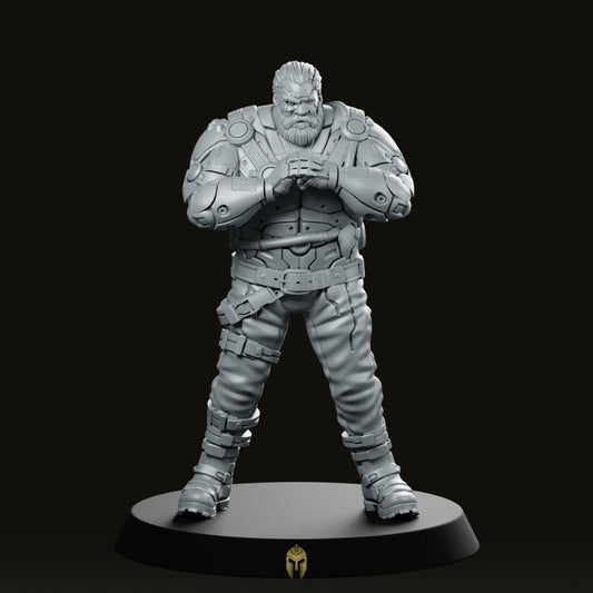 Big Rig 01 Cyberpunk Miniature