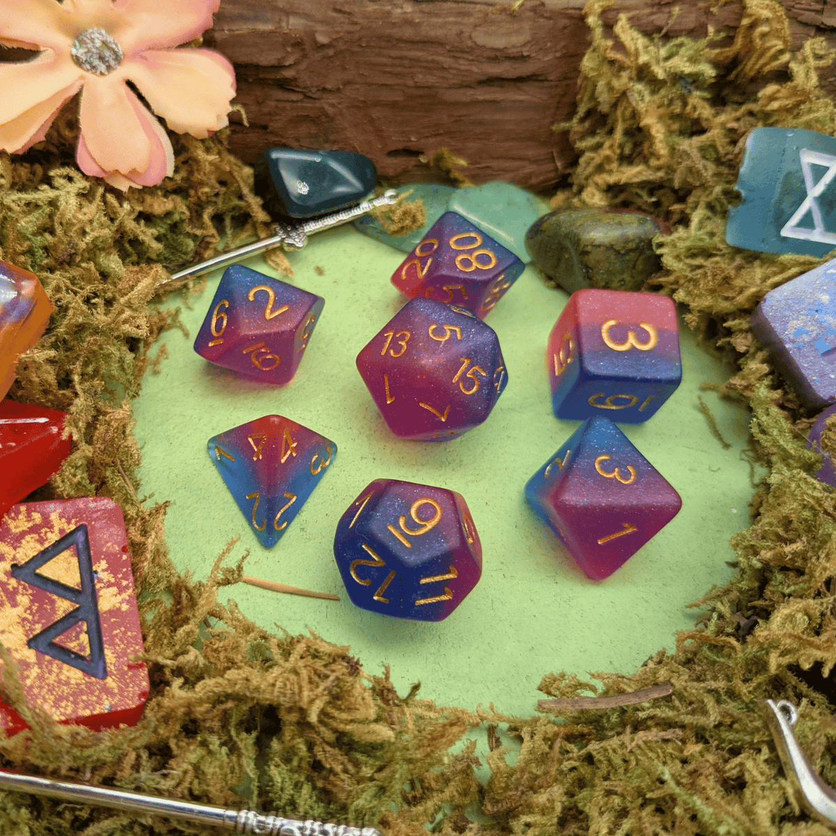 Bisexual Pride Flag Dice