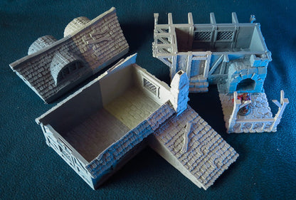 Blacksmith Forge 28mm DND Terrain | Tabletop Wargaming Scenery for Warhammer, Frostgrave & RPG | Unpainted 3D Printed