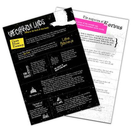 Korvus- a Mörk Borg inspired expansion for Be Like A Crow