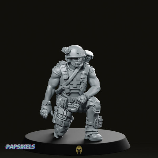 Colonial Medic Greg Hillerman Miniature