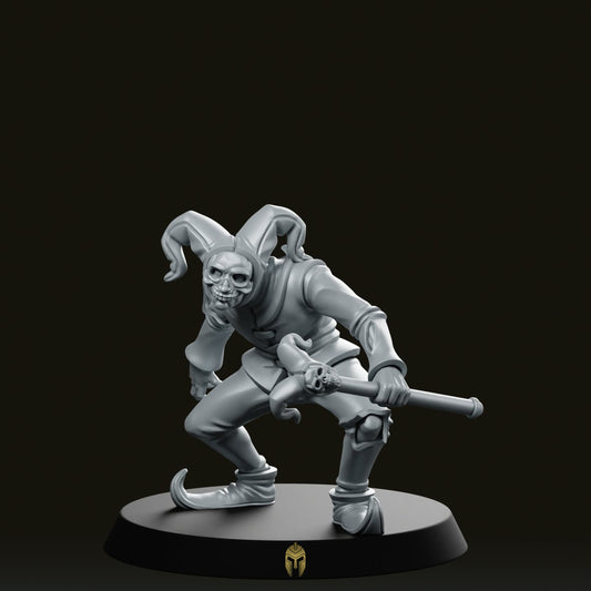 Corrupted Jester Fantasy Miniature