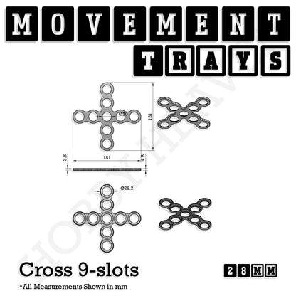 28mm Movement Trays for Tabletop Games | Wargaming | Full Range