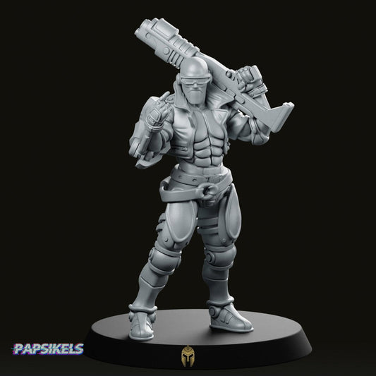 Cyberpunk Ricky Lemons Ganger Miniature