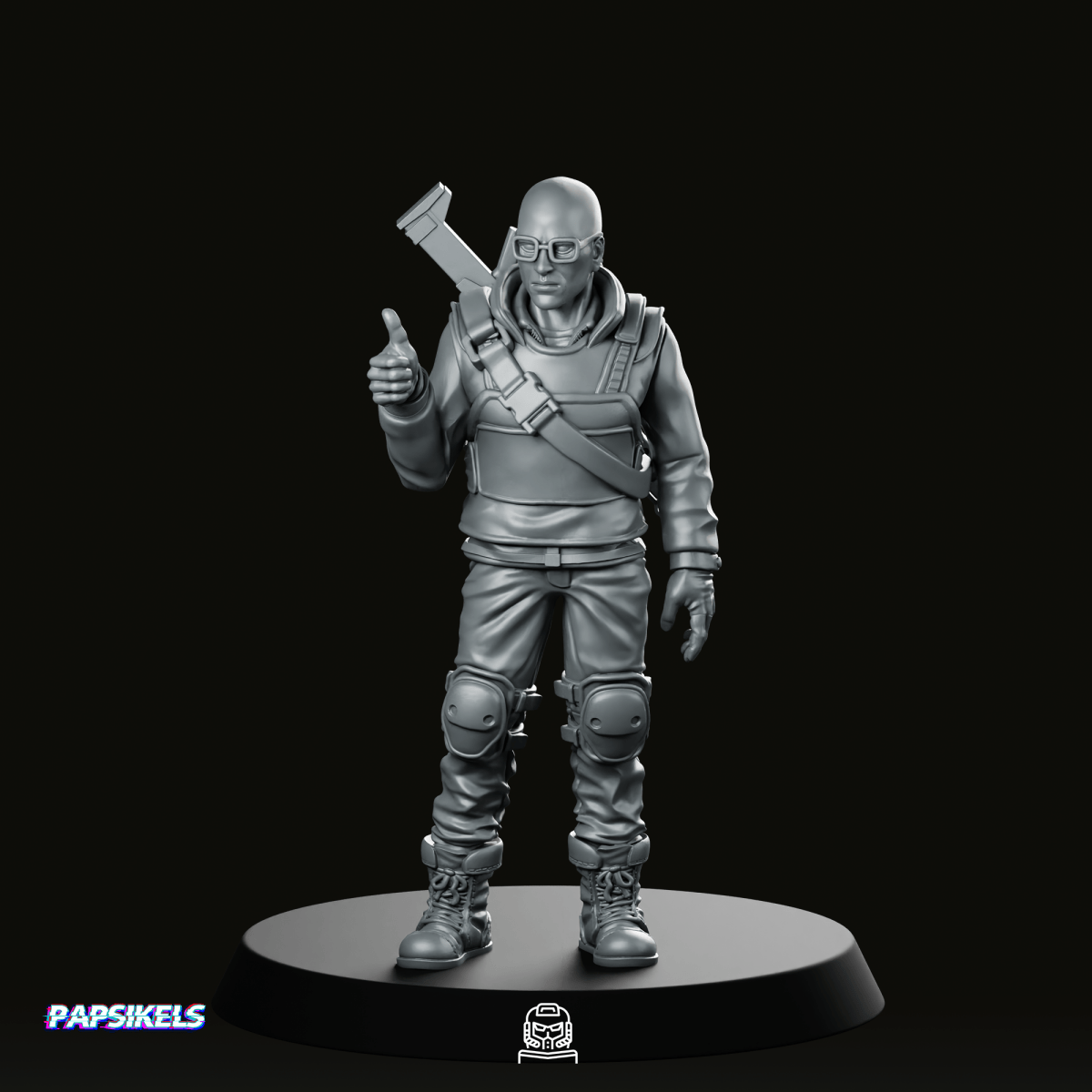 Da Is One Synthetic Corporate Security Drone 3 Miniature