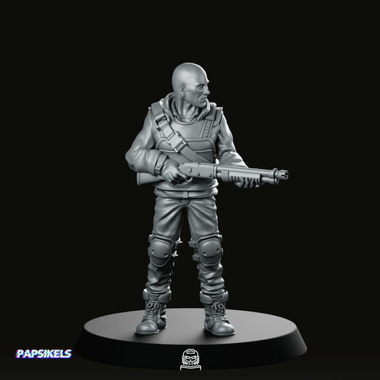 Da Is One Synthetic Corporate Security Drone 4 Miniature