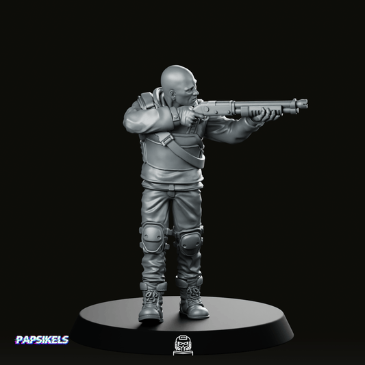 Da Is One Synthetic Corporate Security Drone 5 Miniature