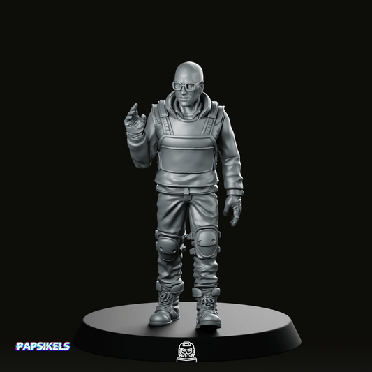 Da Is One Synthetic Corporate Security Drone 8 Miniature