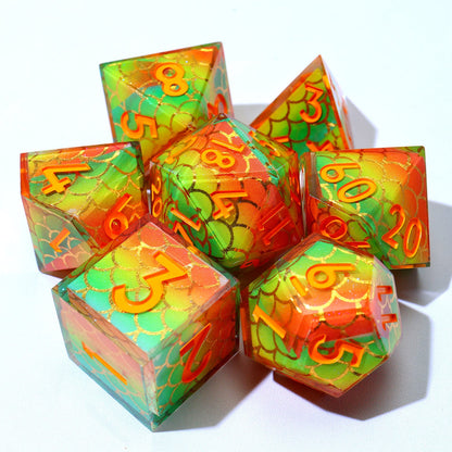 Serpentflare | Art Core Dice | 7 Piece Set