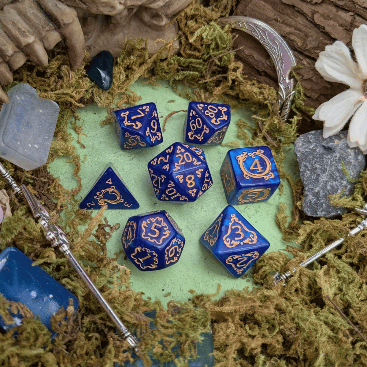 Dragon Blue Dice Set