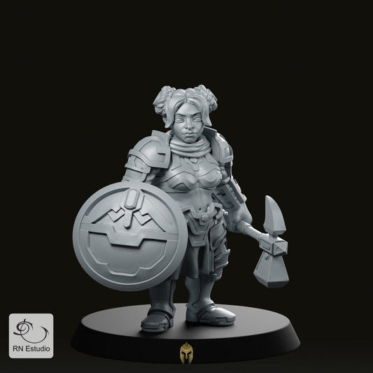 Dwarf Female Daughters of KU 5 Miniature