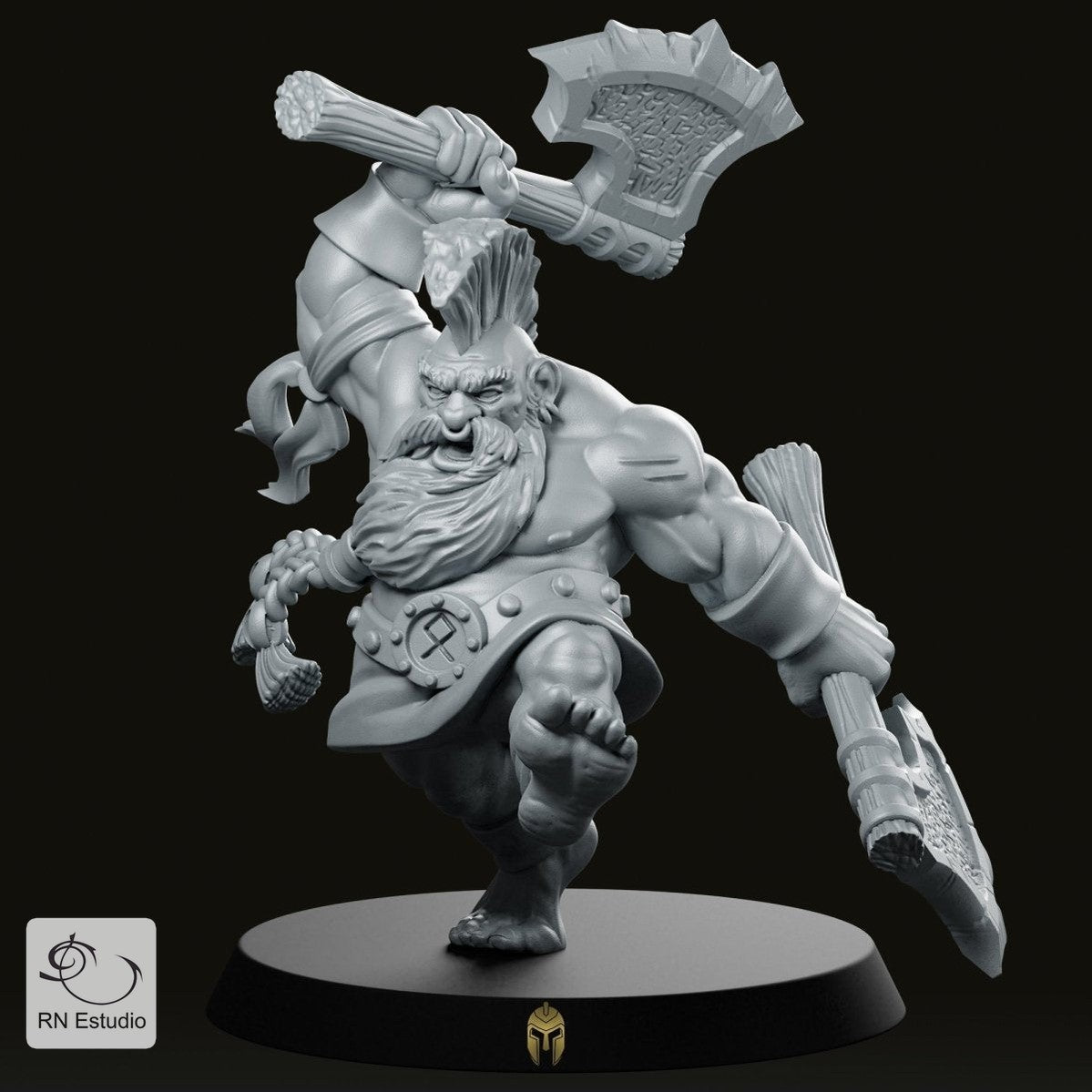 Dwarf Slayer Orny LOTR Miniature