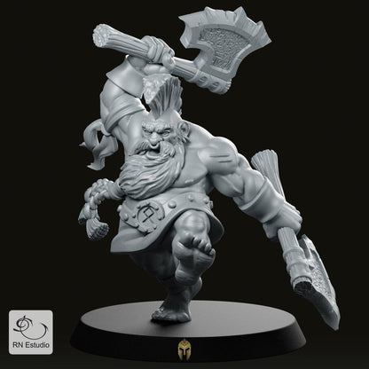 Dwarf Slayer Orny LOTR Miniature