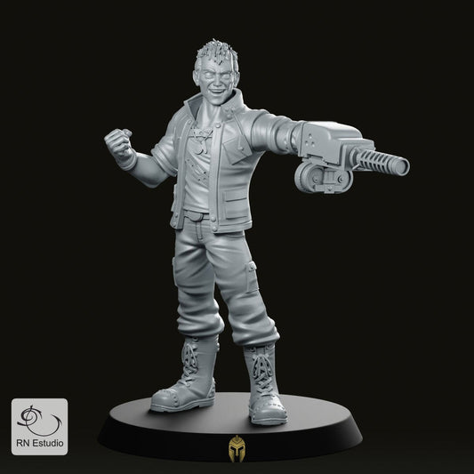 Dyne Cyberpunk Miniature
