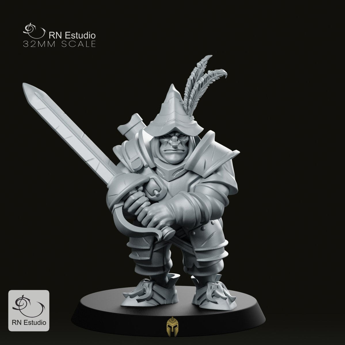 Edwin Warrior Miniature