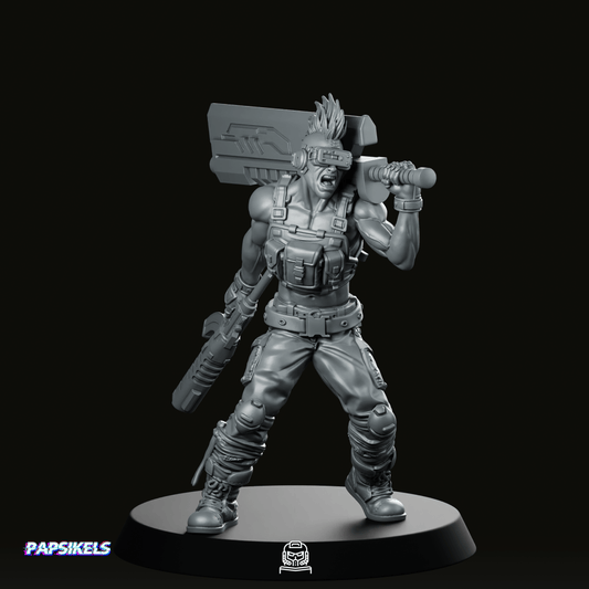 Ex Soldier Techno Punk Junrey Miniature